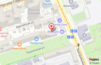Гаджет Град на карте