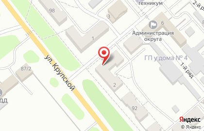Продуктовый магазин на Кремлевской улице на карте