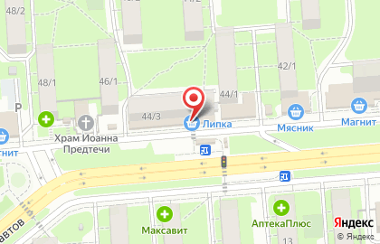 Магазин мясной продукции Винитуки на улице Космонавтов на карте