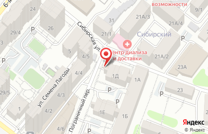 Минимаркет Марина в Октябрьском районе на карте