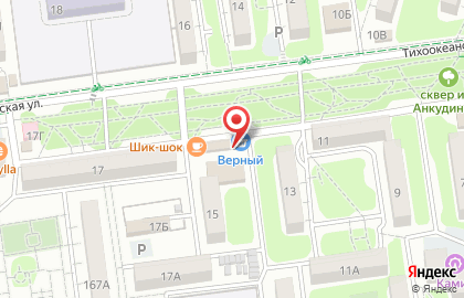 Фруктовая лавка в Южно-Сахалинске на карте