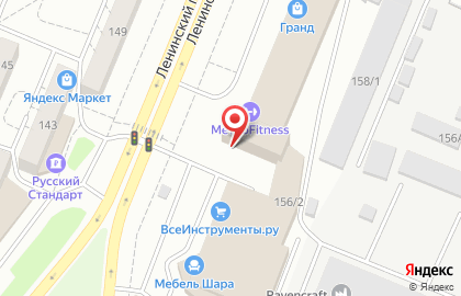 Автошкола ЛИДЕР на Ленинском проспекте на карте