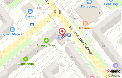 Суши-бар Суши Wok в Калининском районе на карте