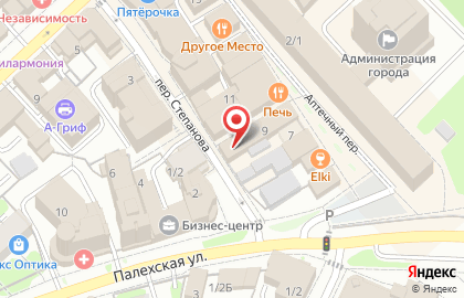 Салон-парикмахерская Для Вас в Аптечном переулке на карте