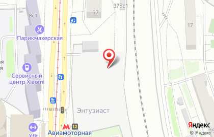 Салон-парикмахерская на Авиамоторной на карте