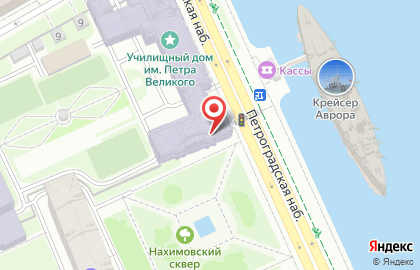 НВМУ, Нахимовское военно-морское училище на карте