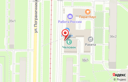 Торговый центр Виктория на улице Пограничника Гарькавого на карте