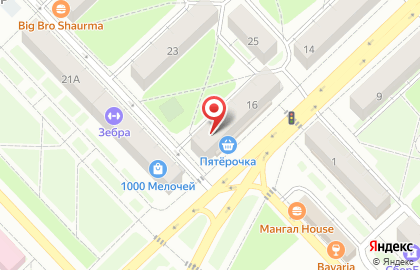 Супермаркет Пятерочка на Чванова, 12 на карте