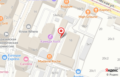 Ремонт холодильников Electrolux на Кожевнической улице на карте