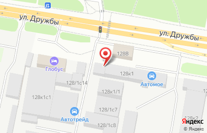 Автомагазин по продаже запчастей Газель на улице Дружбы на карте