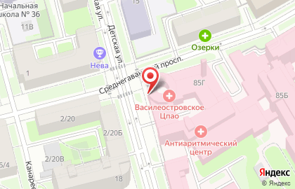 Санкт-Петербургская ритуальная компания в Василеостровском районе на карте