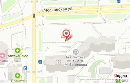 Золотой Гриль на Московской улице на карте