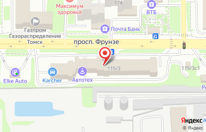 Торгово-монтажная фирма ЕВРОлюкс на проспекте Фрунзе на карте