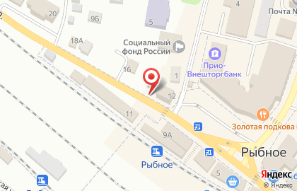Магазин фастфудной продукции Халяль на Вокзальной улице на карте