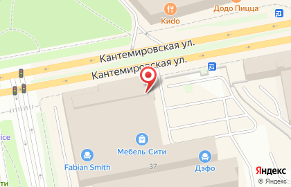 Торгово-производственная компания Стоунлайн на Кантемировской улице на карте
