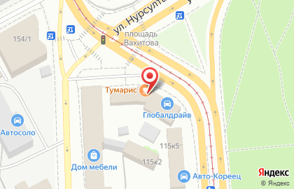 Халяль-кафе Тумарис на улице Габдуллы Тукая на карте
