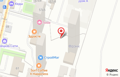 Замоскворечье, ЗАО на карте