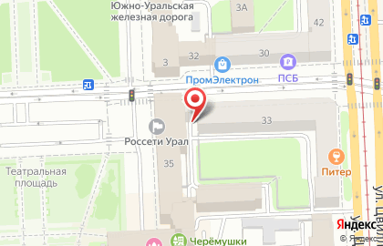 Детский сад №110 интеллектуального направления развития в Челябинске на карте