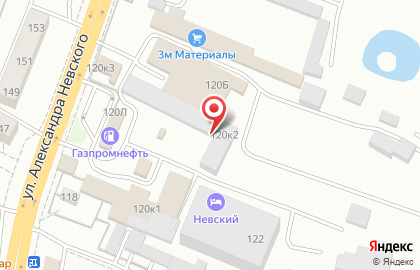 Магазин автоэмалей и автозапчастей Диалог на улице Александра Невского на карте
