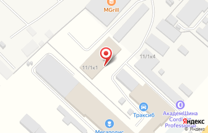 Центр по продаже запчастей и ремонту Комтранс в Новосибирске на карте
