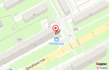 Продуктовый магазин в Перми на карте