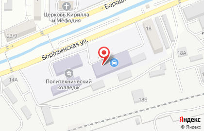 Приморский политехнический колледж во Владивостоке на карте