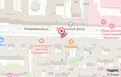 Гостевой дом Завтра в Питер на Захарьевской улице на карте