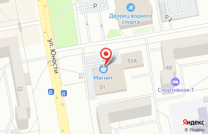 Супермаркет Магнит в Екатеринбурге на карте