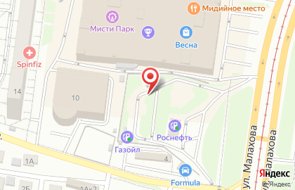 ОАО Банкомат, Всероссийский Банк Развития Регионов на улице Малахова на карте