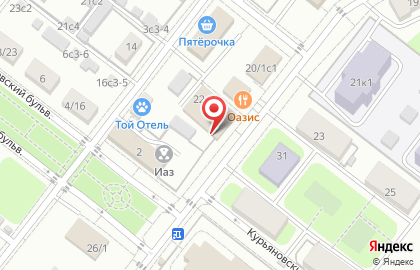 Оазис, район Печатники на карте