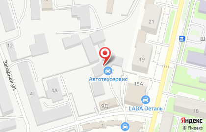 Автосервис Автотехсервис на улице Чкалова на карте
