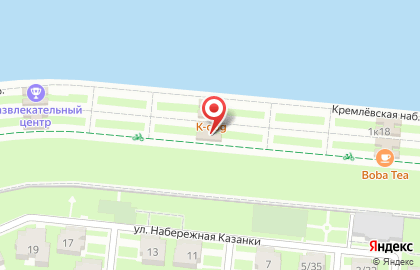 Детское кафе в Казани на карте