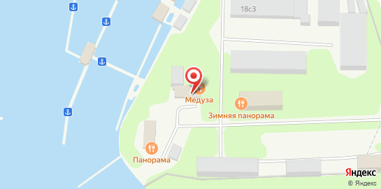 Ресторан Медуза на карте