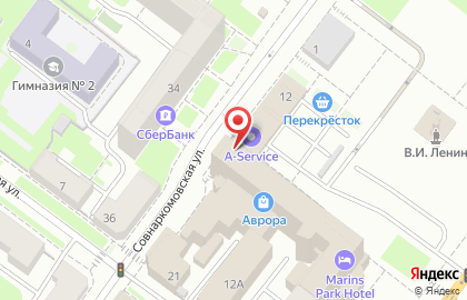 Семейная стоматология Зубная Фея на Советской улице на карте