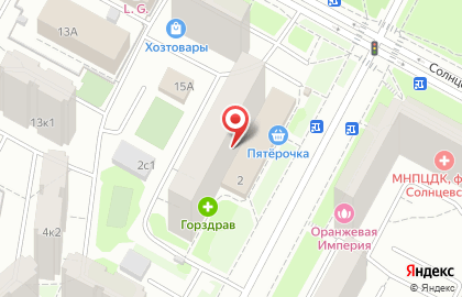 Автошкола АвтоМСК на улице Щорса на карте