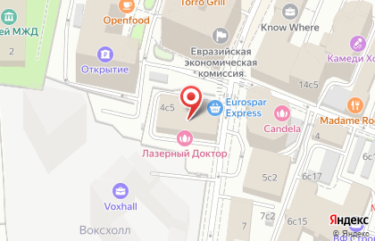 Студия ЭМС-тренировок JustFit Exclusive Club Павелецкая на карте