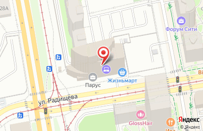 Компания по продвижению сайтов и созданию сайтов для продвижения Акула Веб на карте