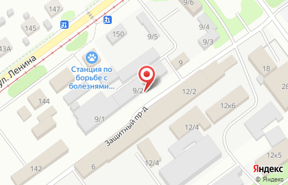 Банкомат МДМ Банк, Кузбасский филиал в Защитном переулке на карте