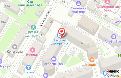 Областная поликлиника Врачебная косметология на улице Белинского на карте