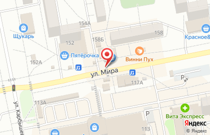 Сбербанк в Центральном районе на карте