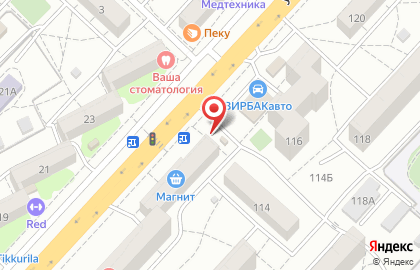 Магазин разливного пива в Краснооктябрьском районе на карте