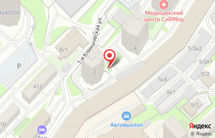 Новостройки, ООО Сибирь Девелопмент в Заельцовском районе на карте