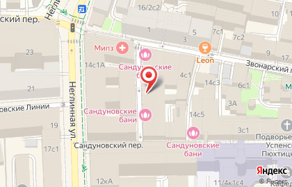 Ресторан Сандуны на карте