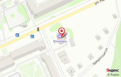 Гостиница Вешняки в Ижевске на карте