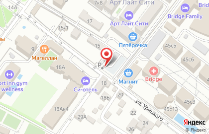 Автостоянка в Сочи на карте