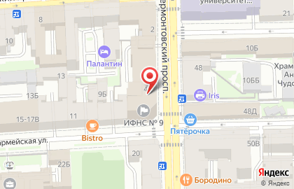Межрайонная Ифнс России # 10 по спб (мо # 77, 79) на карте