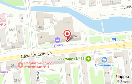 Парикмахерская Bon Salon на Сахалинской улице на карте