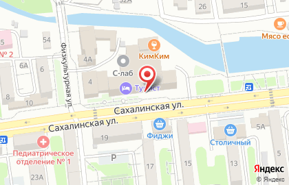 Парикмахерская Bon Salon на Сахалинской улице на карте