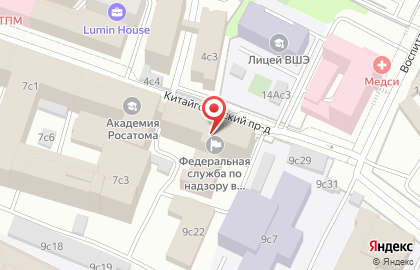 Управление Министерства культуры РФ по Центральному федеральному округу на карте