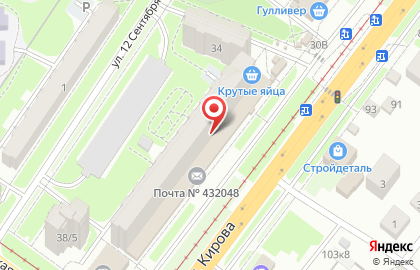 Пекарня Хлебница в Ульяновске на карте